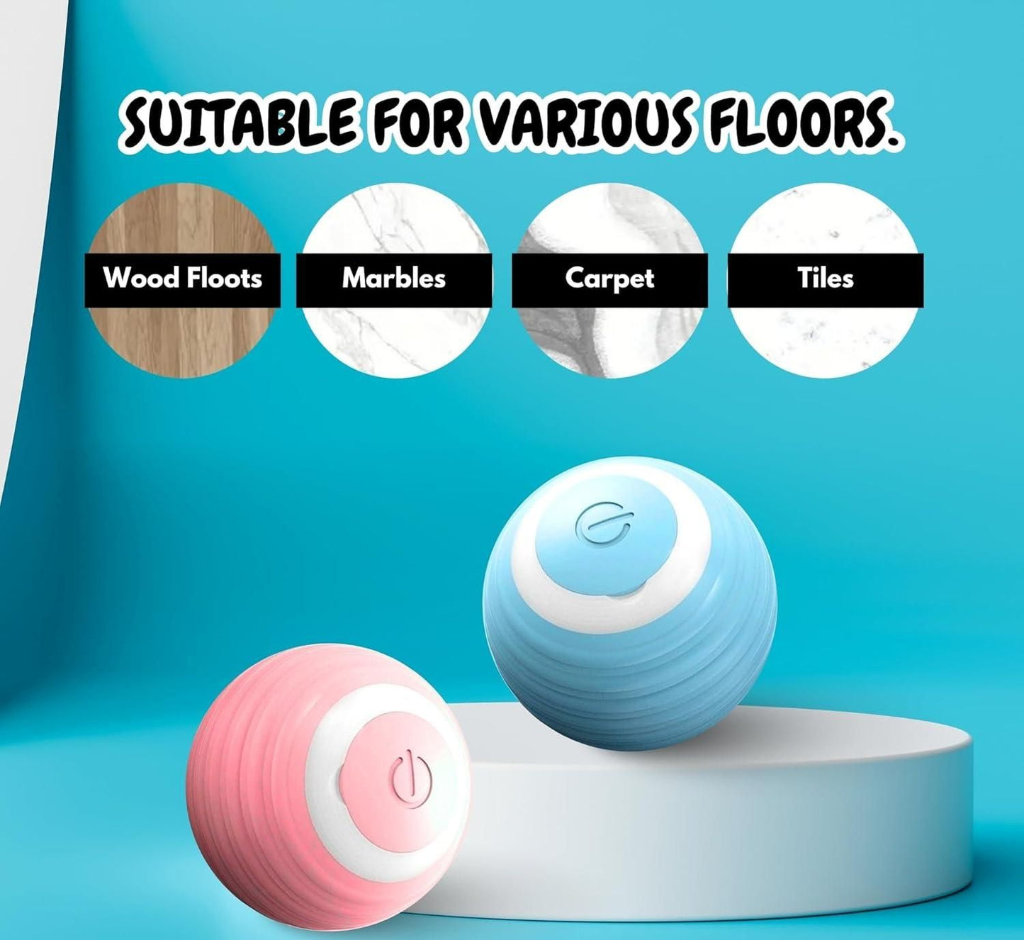 Pets Smart Gravity 360 Degrees Self Roller Ball Toy