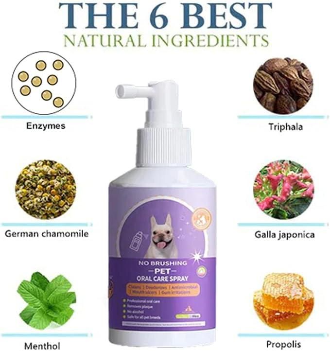 No Brushing Pet Oral Care Spray (Pack of 2)